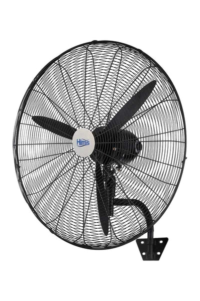 Hims HEF-D650 190W 26 inç Siyah Alüminyum 3 Kanatlı Sanayi Tipi Duvar Vantilatörü